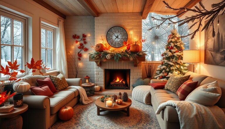 How to transition home decor from fall to winter